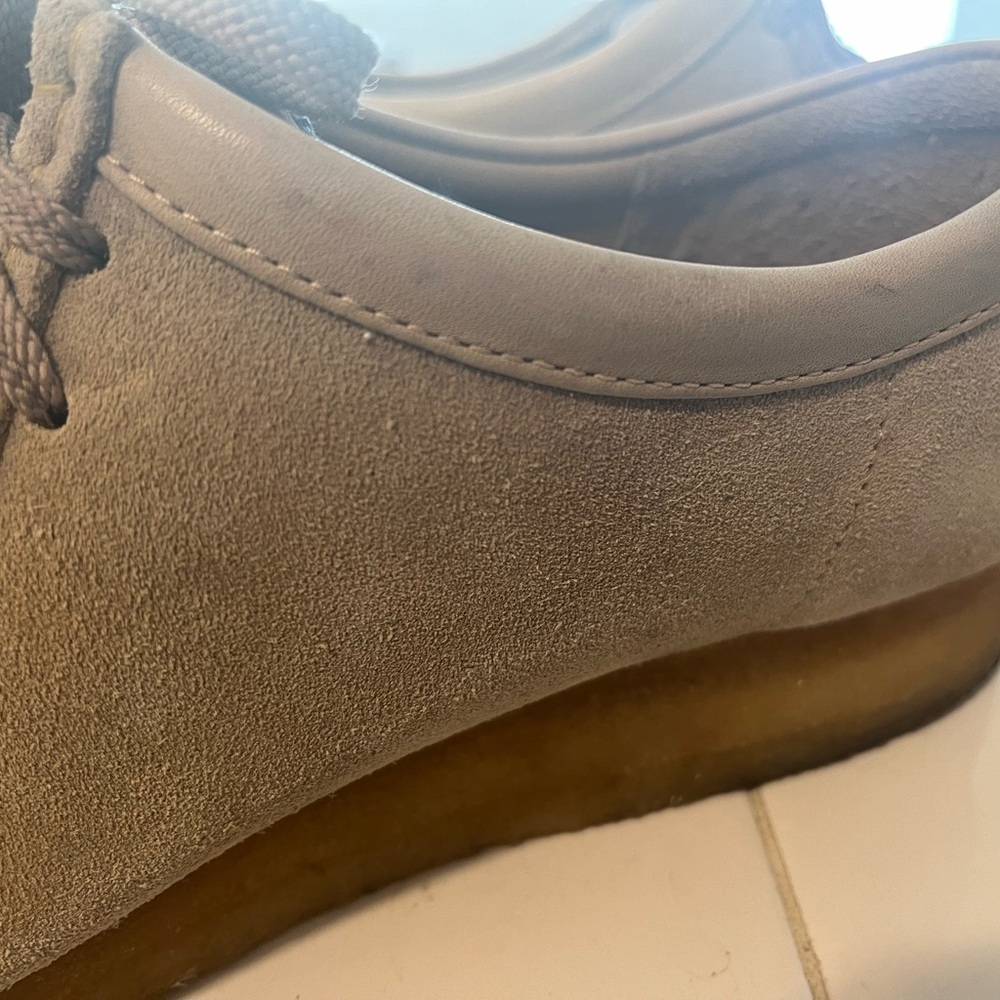 Clark’s Originals Wallabee Natural Crepe Sole 36405 Sz 10M - Picture 4 of 8